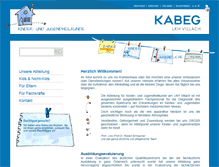 Tablet Screenshot of kinderabteilung.lkh-vil.or.at